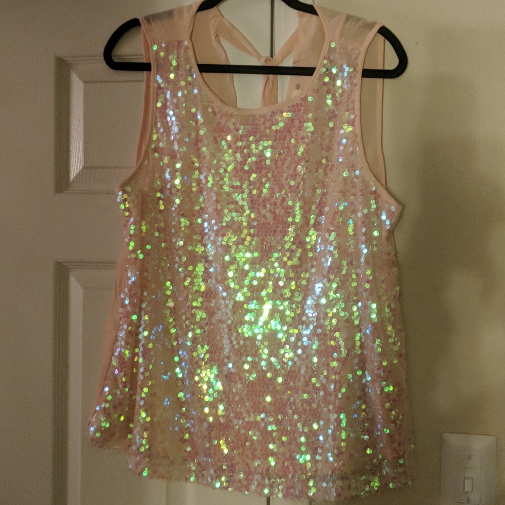 sequined top